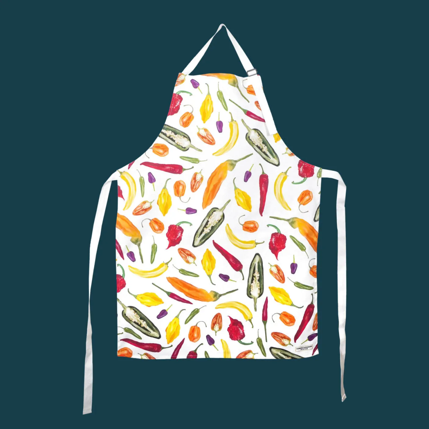Chili Apron by Corinne Alexander