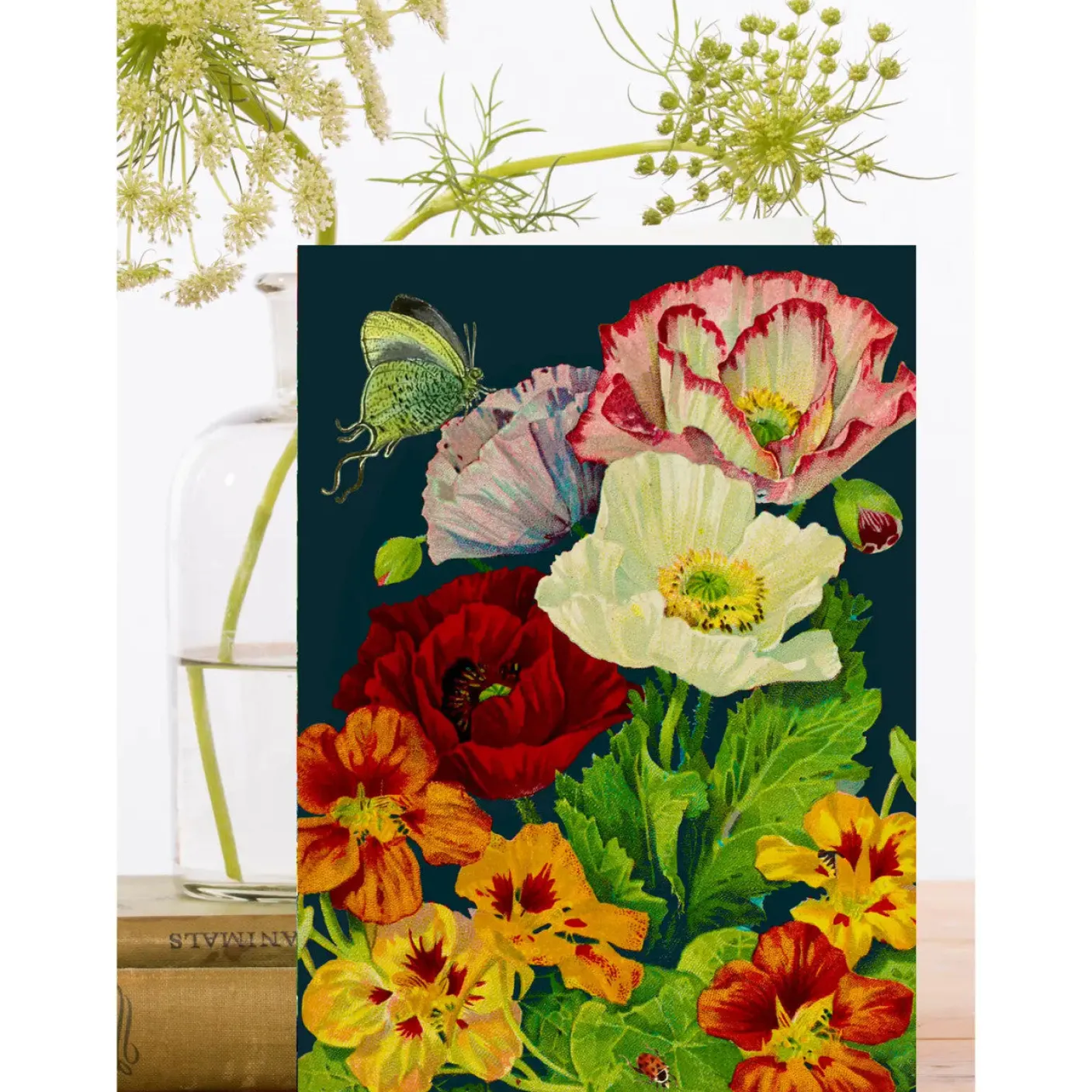 Midnight Poppies Card