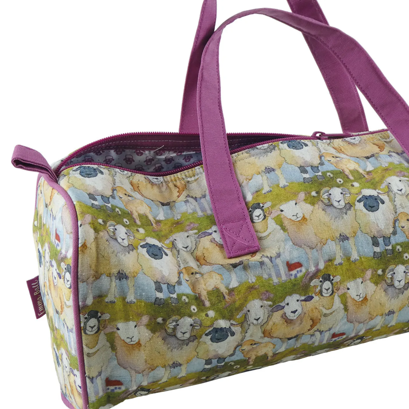 Felted Sheep Long Handled Barrel Bag