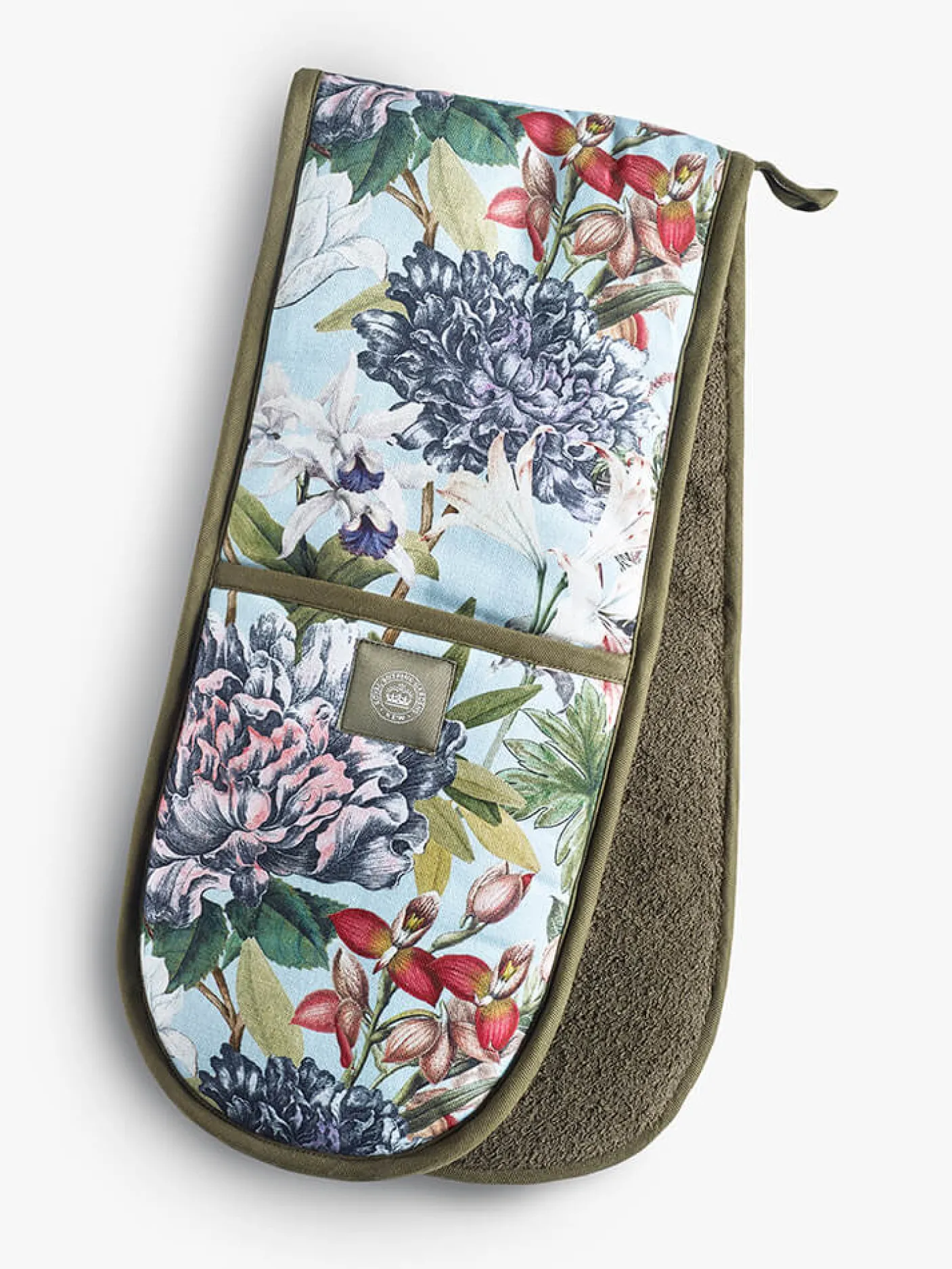 Kew Gardens Bee Floral Double Oven Glove