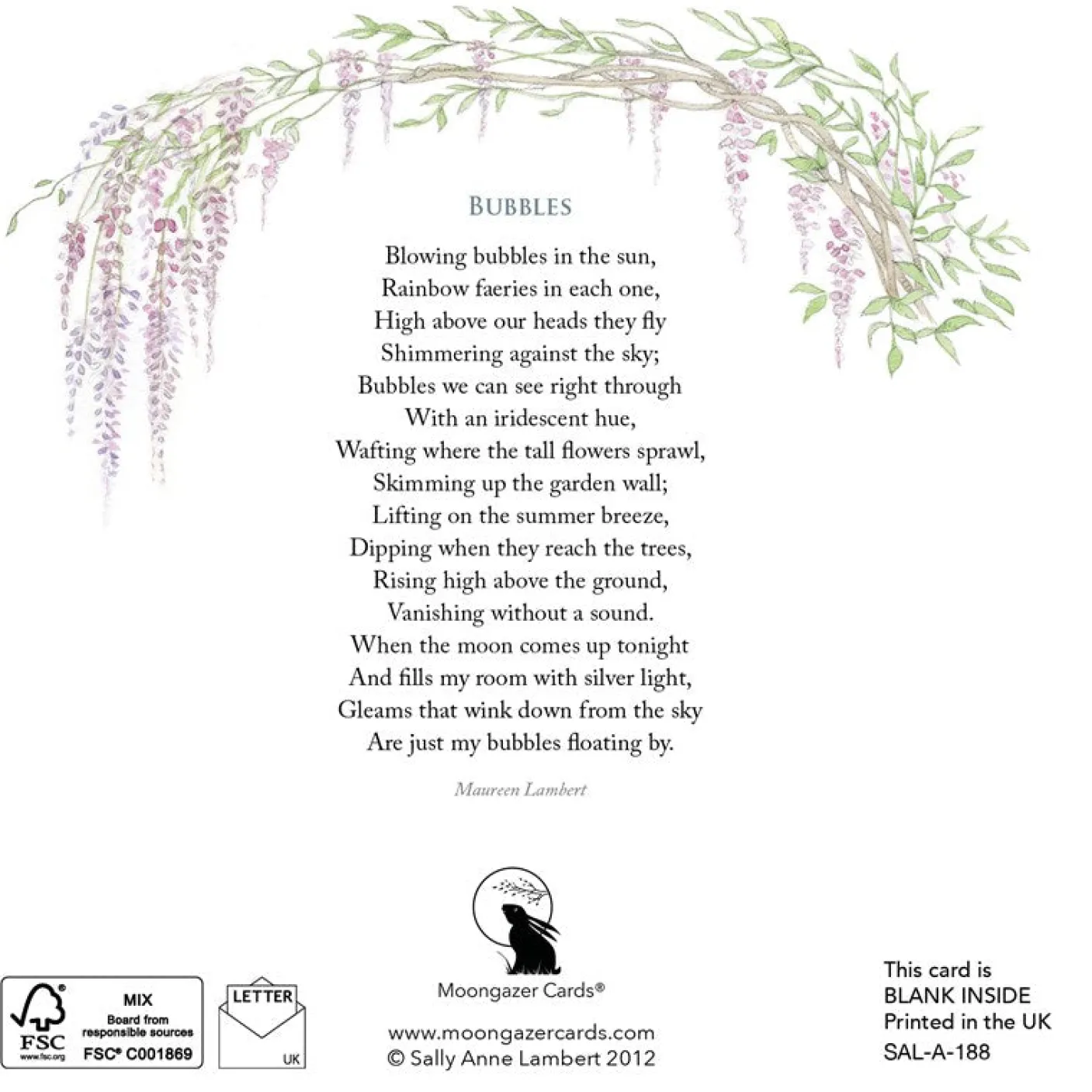 Bubbles Greeting Card