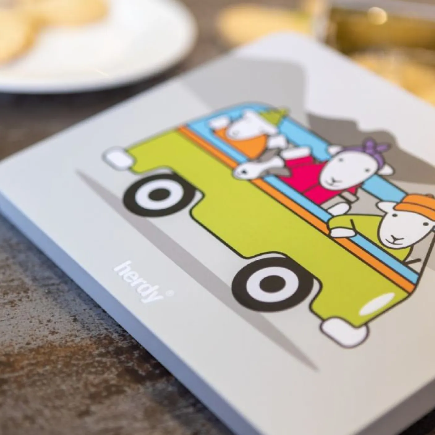 Herdy Shortbread Tin - Campervan
