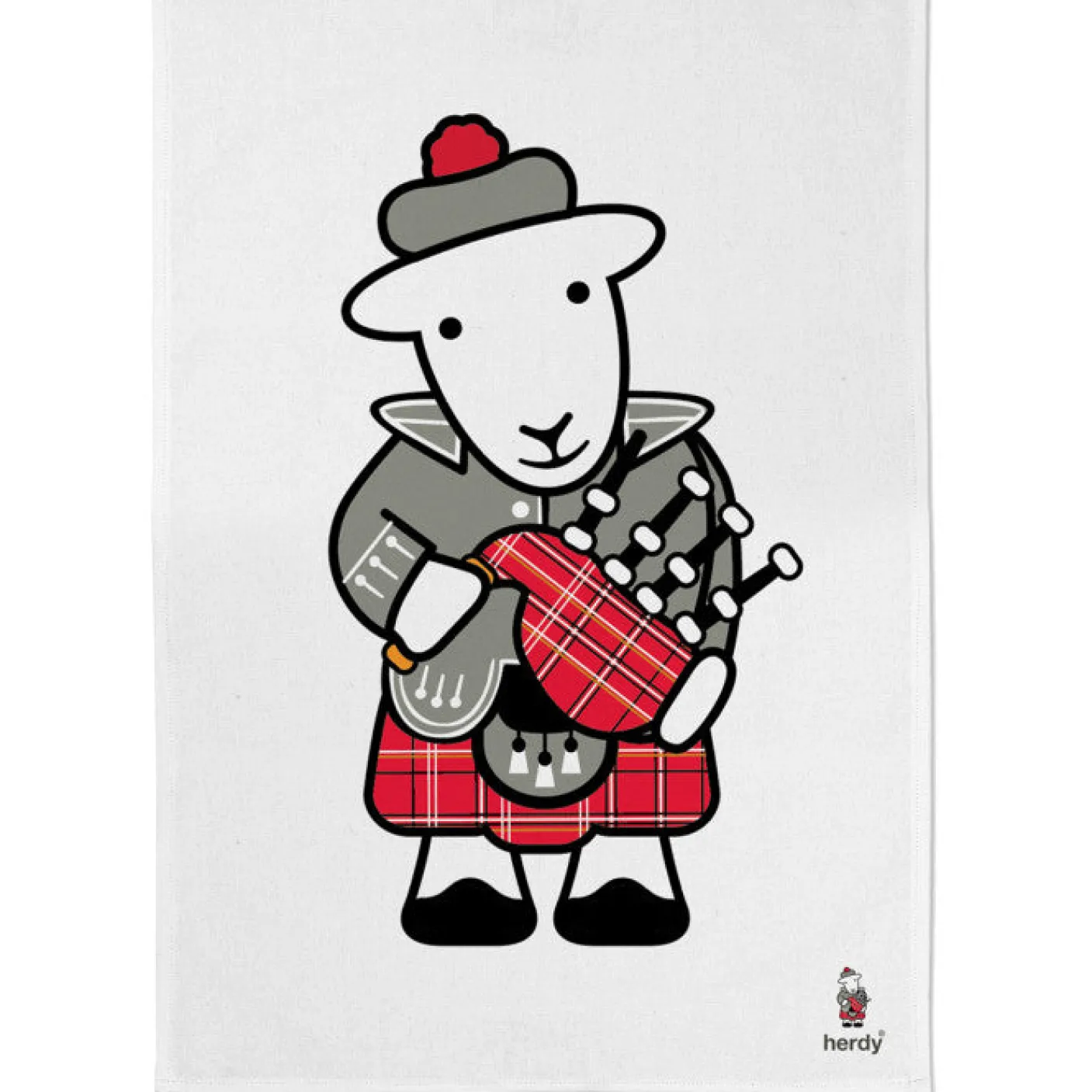 Herdy McHerdy Tea Towel