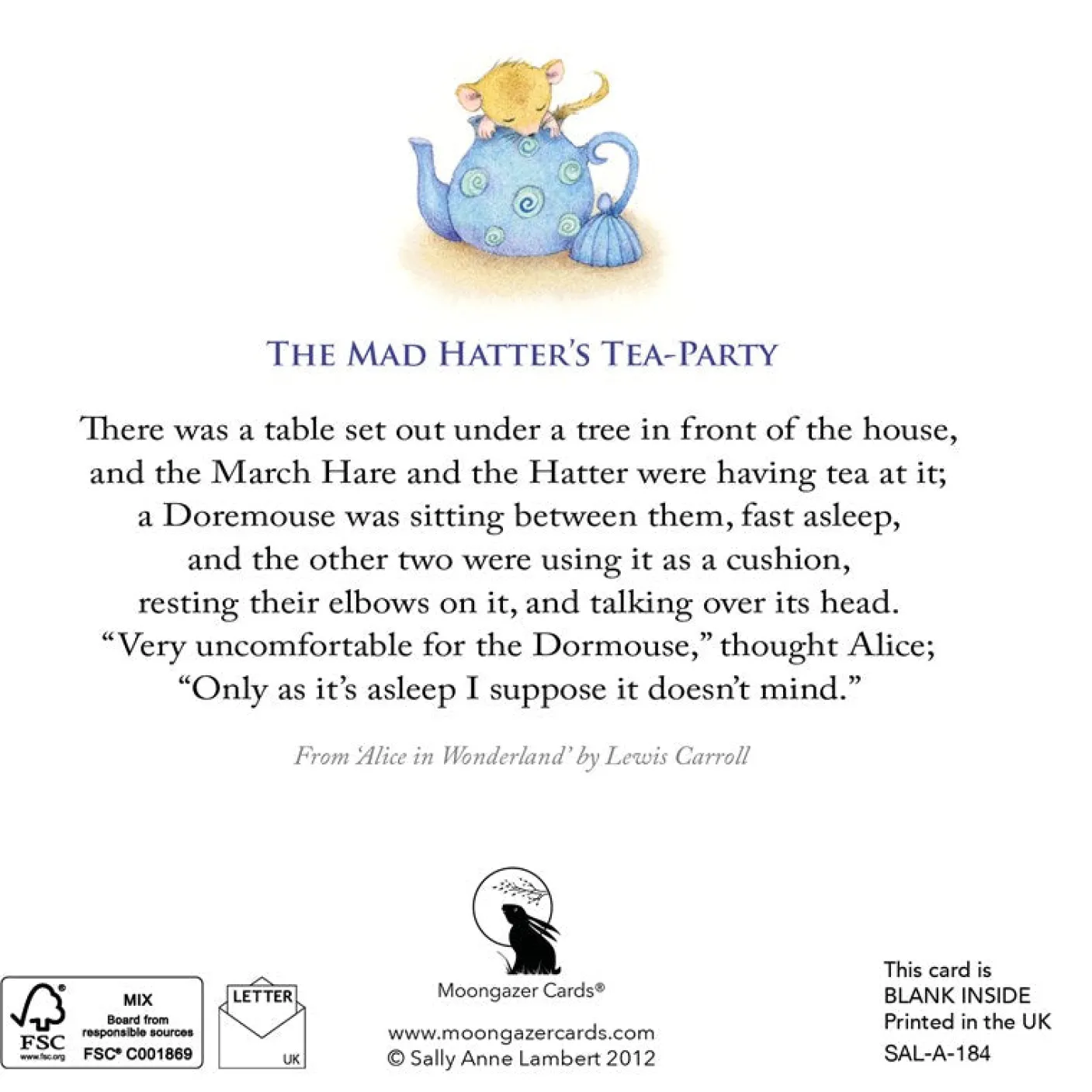 The Mad Hatter's Tea Party Greeting Card